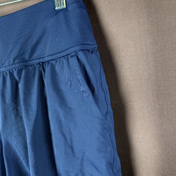 Lands' End Women's XS, XS LONG Deep Sea Navy Quick Dry Swim Shorts With Panty - Picture 2 of 7